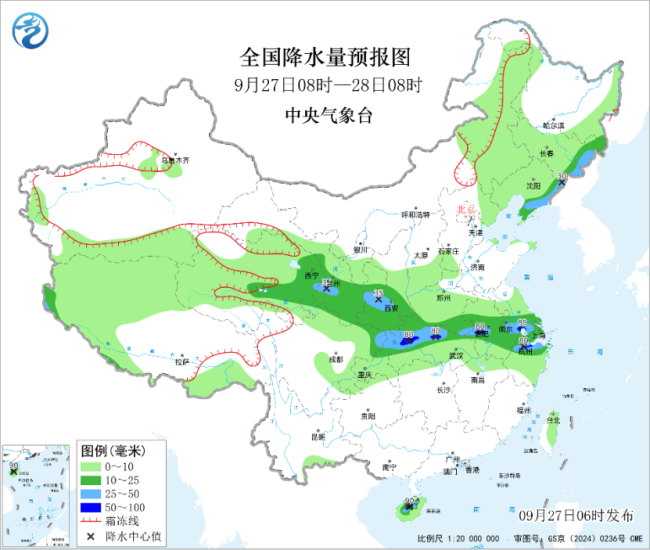 十一假期前这些地方有暴雨大暴雨 多地需防范强降雨