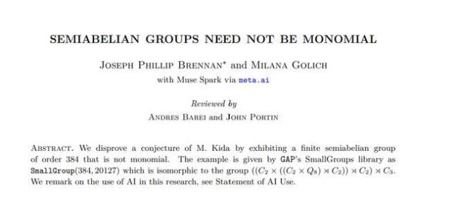 Meta AI连破6大数学猜想 AI数学研究新时代