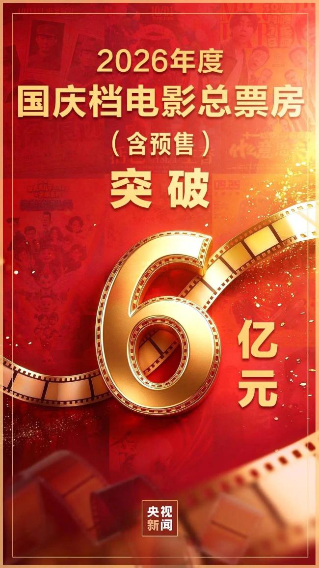 国庆档票房破6亿 你最想看哪一部