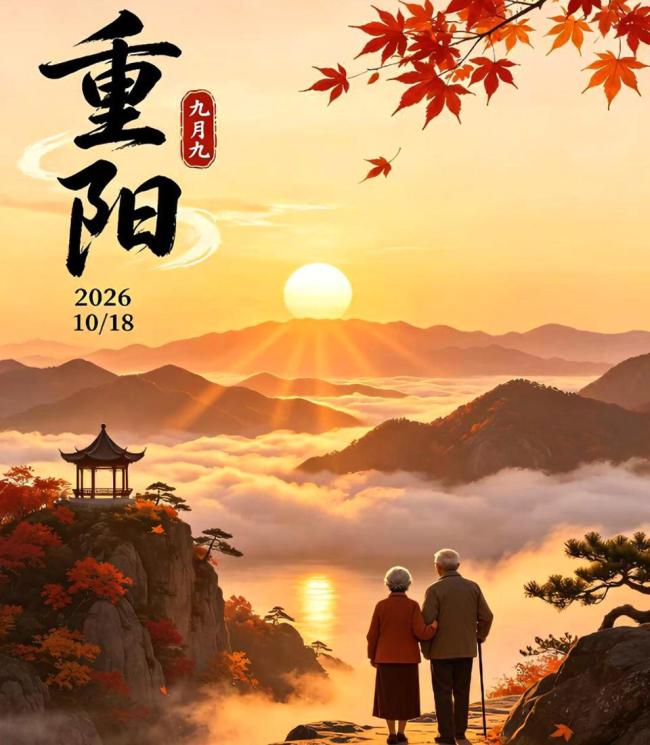 九月初九愿岁月久久 福寿安康长相伴