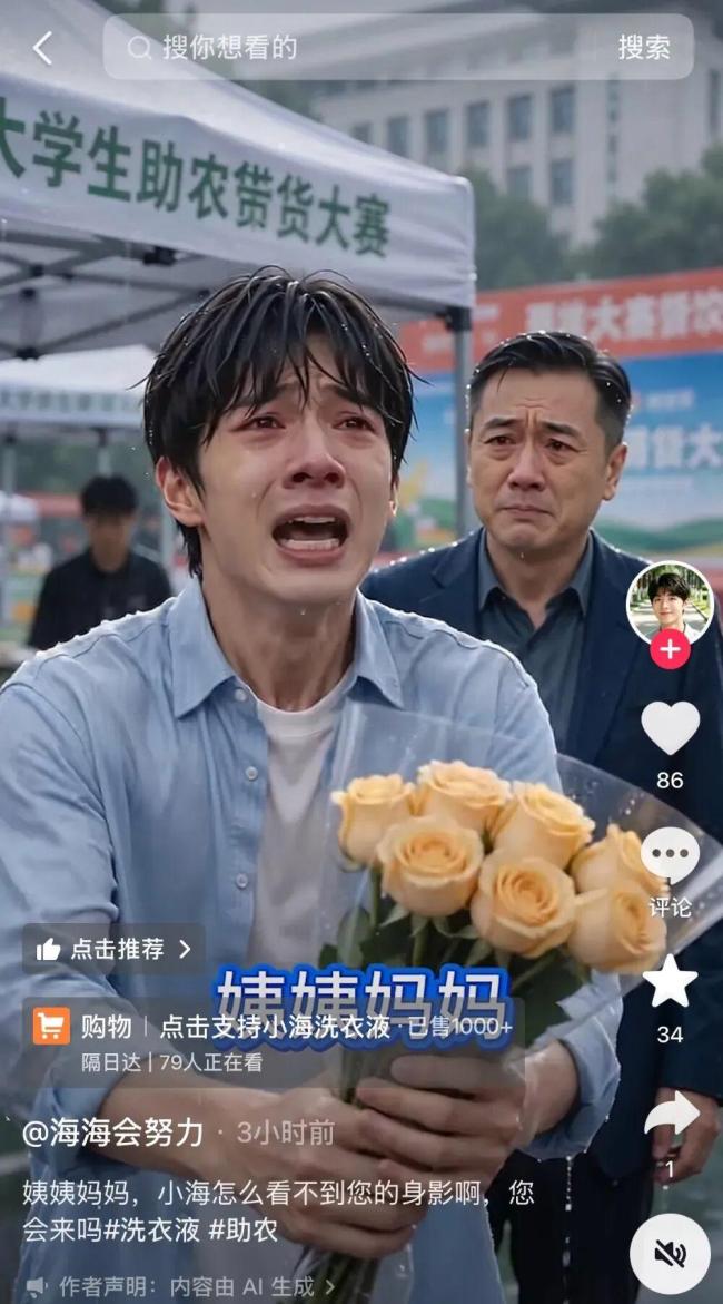 AI小海卖惨坑人 年轻人造恶小海对轰