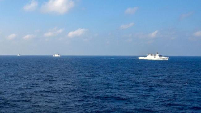 南部战区海军多舰编队亮剑海天