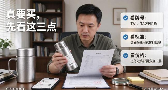网红钛杯的“水”有多深 揭秘背后的营销套路
