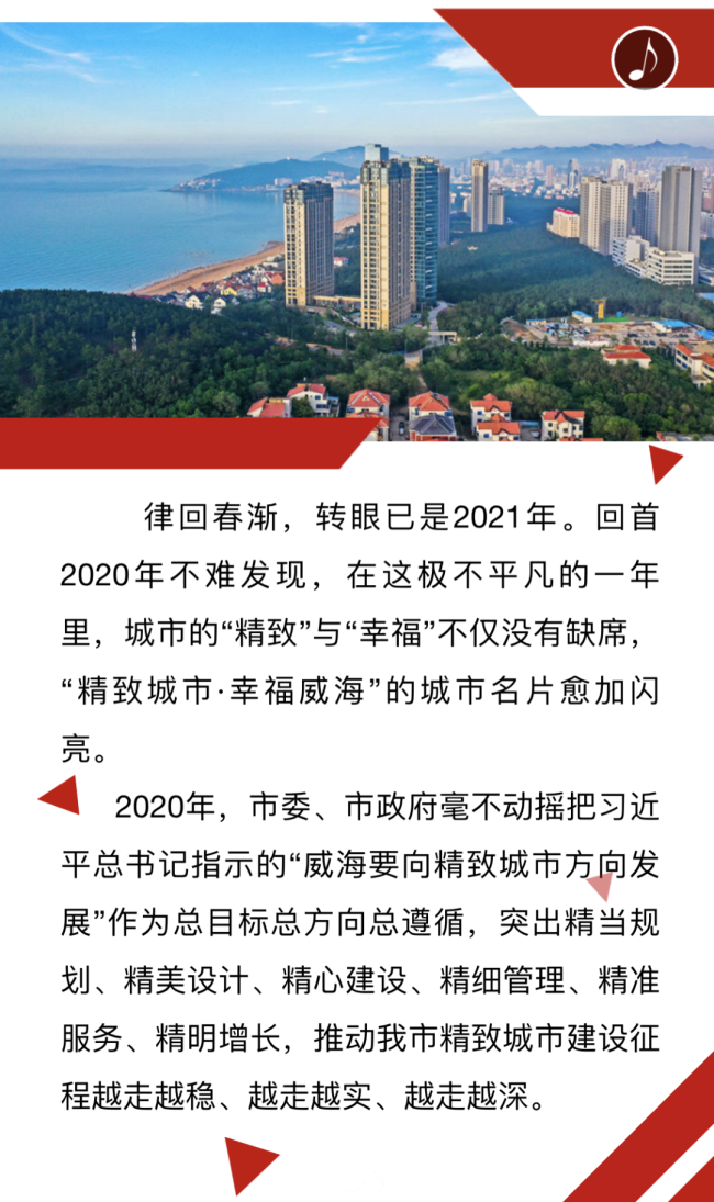 盘点威海市2020精致城市建设这一年：以实干定义“精致”，用奋斗追求幸福