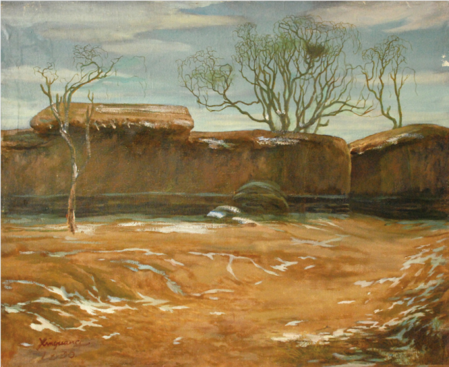 鹤梦乡园赤子心——解读著名"诗意画家"贾新光的故园系列画作