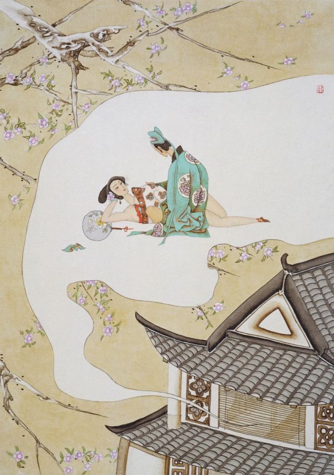 傲世奇画评著名画家陈全胜金瓶梅的插图艺术