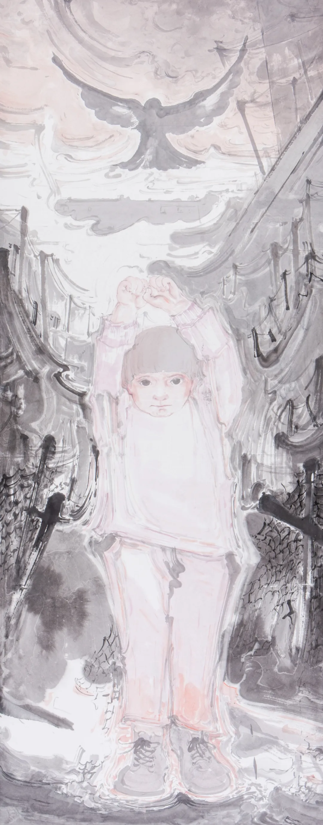 水墨交响意蕴恬淡著名画家孙夕恺现代水墨人物欣赏