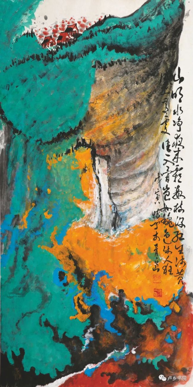 泼彩写意绚烂朴厚张望盛赞著名画家孙博文的淋漓华章