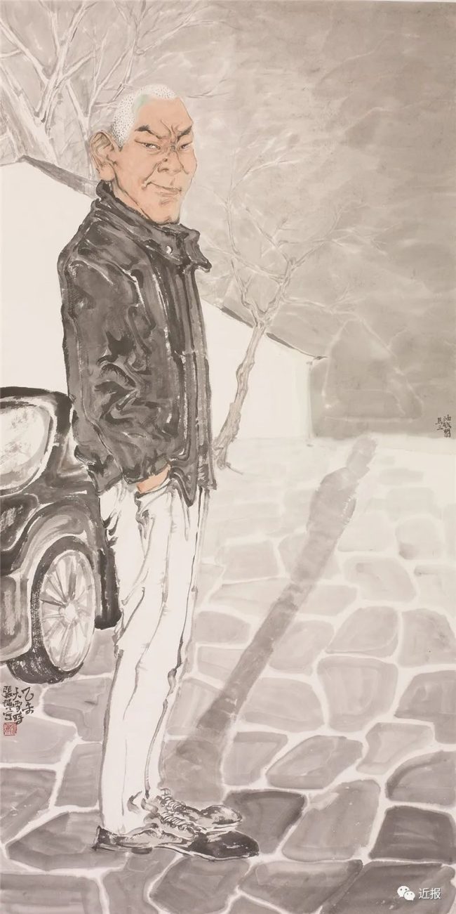 变形抽象诙谐夸张意会著名画家张辉的人物画小品