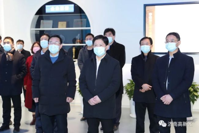 东营经济技术开发区考察团到济南高新区考察
