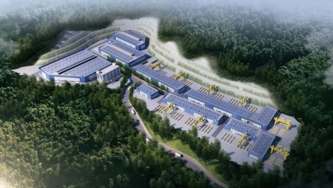 衢州市龙游县长李芝伟一行调研水发·龙游全竹绿色循环产业园