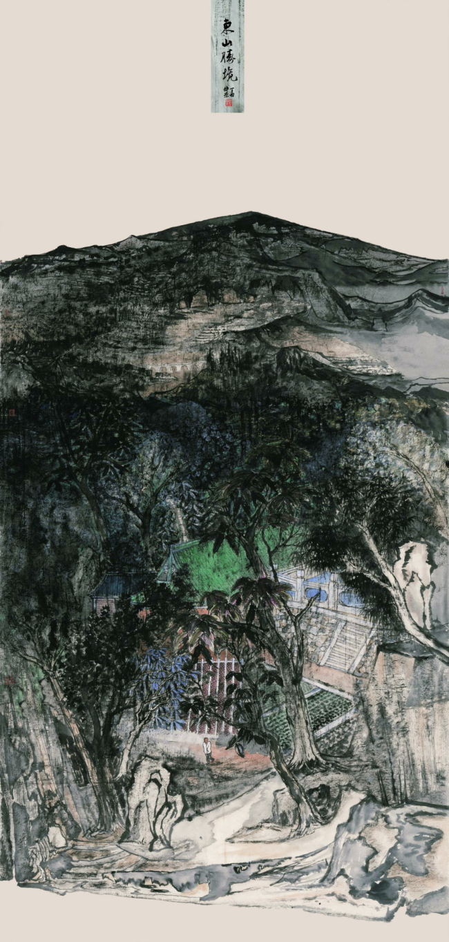 著名画家刘仲原受邀参展喜迎二十大翰墨颂盛世水墨春韵61黄河口中国