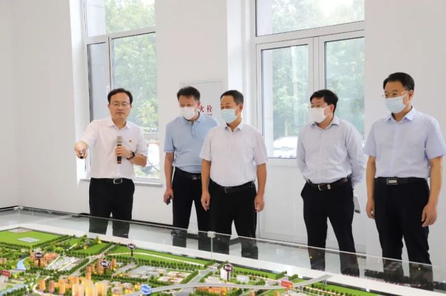 青岛莱西市政协党组书记、主席战洪贤到经开区视察莱西莱阳一体化发展先行区建设情况_山东站_中华网