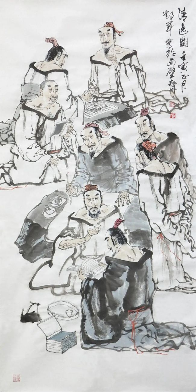 著名画家邓军应邀参展2023卯兔迎新当代中国画名家小品邀请展1月10日