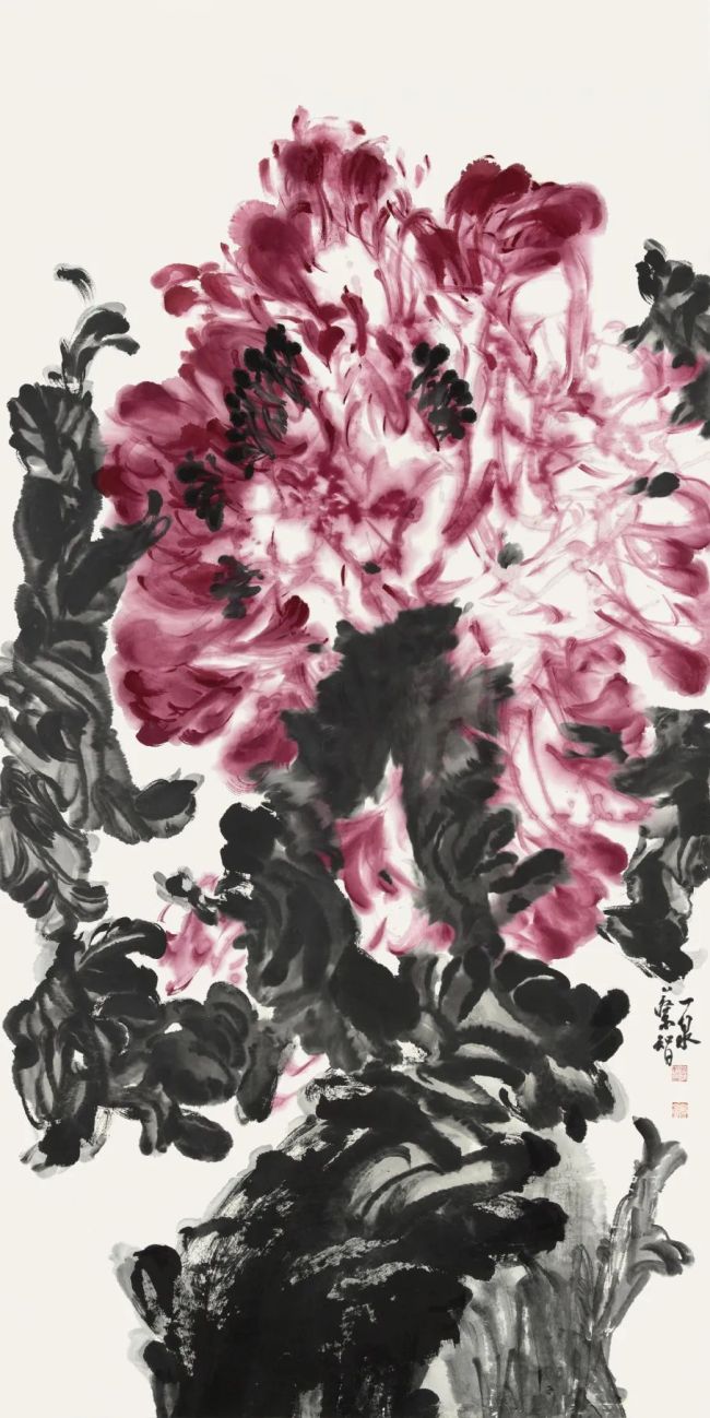 雄浑大气笔墨纵横品读著名画家蔡智写意花鸟画艺术