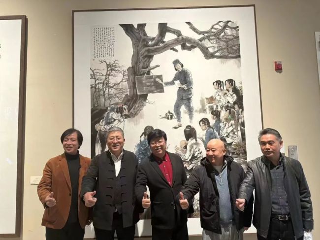 山东画院院长孔维克应邀出席,"时代新象——中国艺术研究院国画院第五