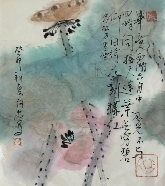 黄阿忠谈"墨荷" | 自然界的印痕色迹,或是一种超自然的精神力量_山