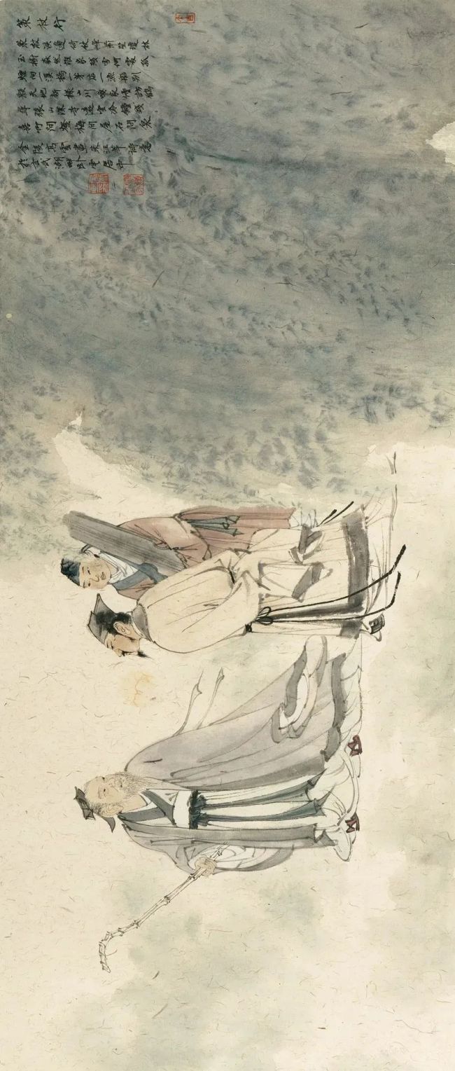 高峰入云丨看著名画家高云笔下的古典人物