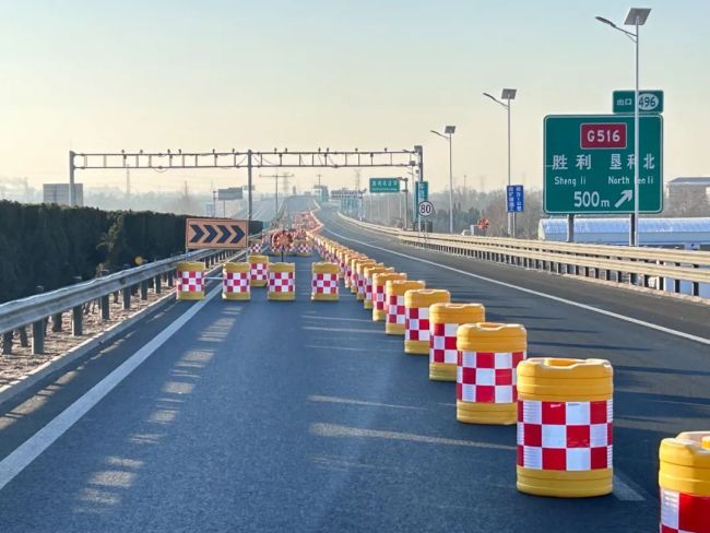 山东高速集团投资建设的东营至青州高速公路改扩建项目完成第二次整体交通转序