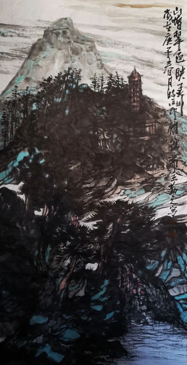 x 69cm《微云起泰山》69cm x 69cm(来源:齐鲁海右文化)画家简介张勤之
