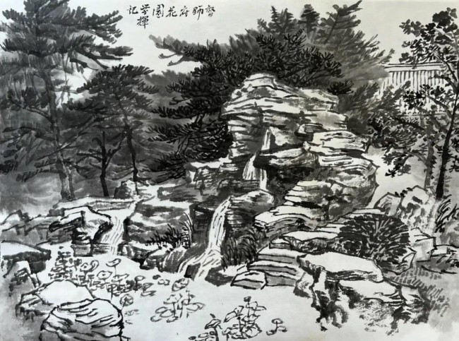 王学辉“踏遍青山——中国画名家兴城写生”丨凭栏怀古，古韵悠长