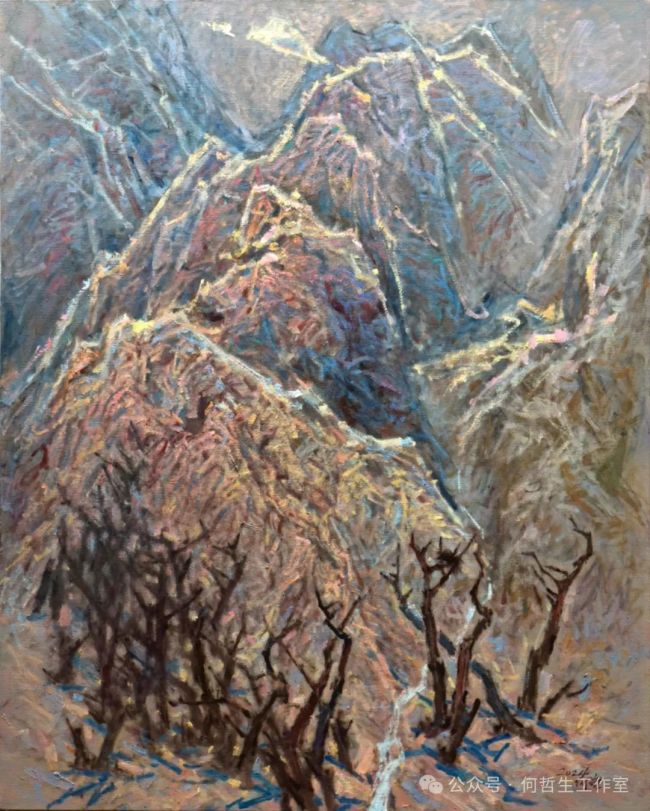 何哲生丨从中国山水画中，寻找属于自己的油画创作轨迹