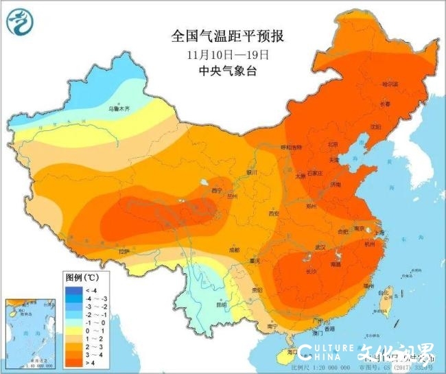 本周最高气温20℃线将抵达山东北部，未来或现“四台共舞”