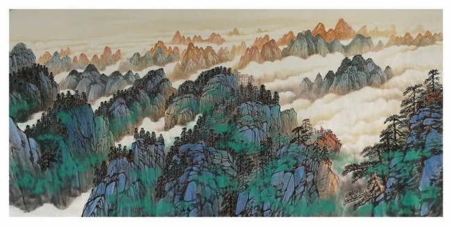 索宝新｜用画笔构绘行云流水的河山，用颜色闪耀天地万物的生命