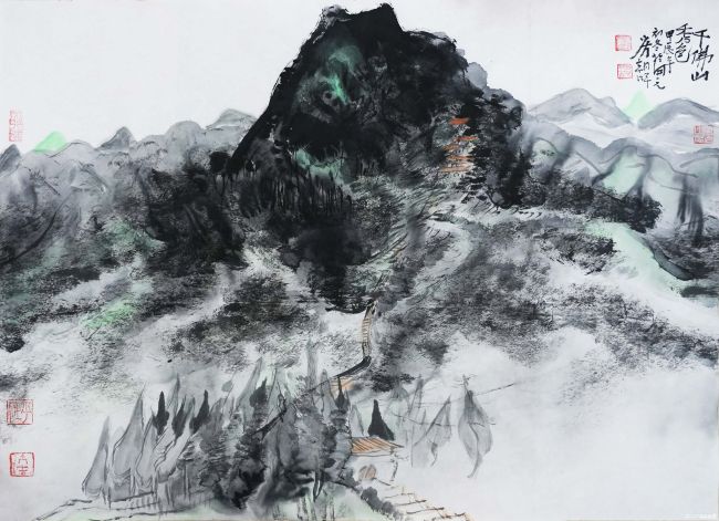 42常朝晖《千佛山秀色》68×50cm 2024.jpg