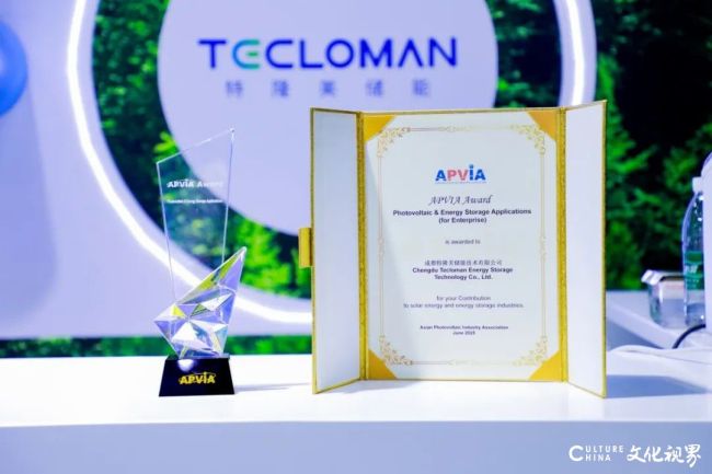 SNEC2025展会 | 特隆美储能荣膺“亚洲光储奖（APVIA Awards）光储应用奖”