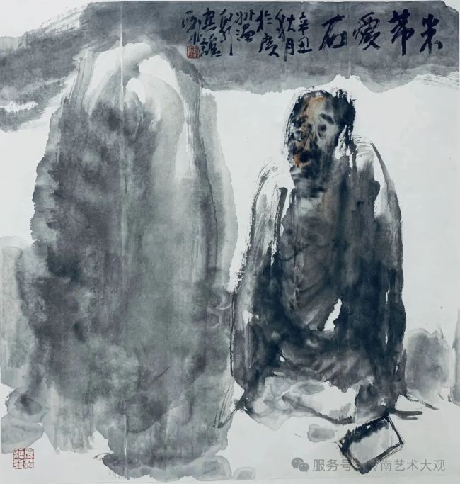 陈一峰的“文房五宝”——琥珀色的酒液成就醉意丹青里的艺术突围