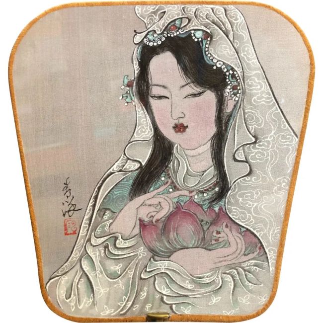 中国画家陳負蒼　真作　扇面画 扇韵遗香——当代青年艺术家扇面精品展| 对话陈青洋：看似受限的空间带来