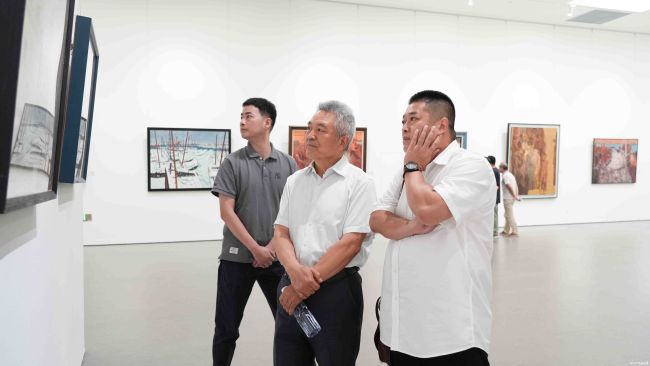 “多彩山河·美丽中国——新时代油画风景意象作品巡展”首展昨日在山艺艺术博物馆开幕