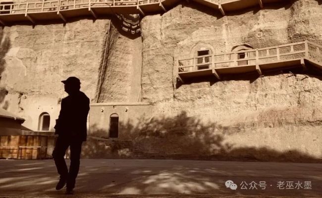 巫卫东·榆林窟写生｜西部的黄褐色，是自然雕琢的史诗