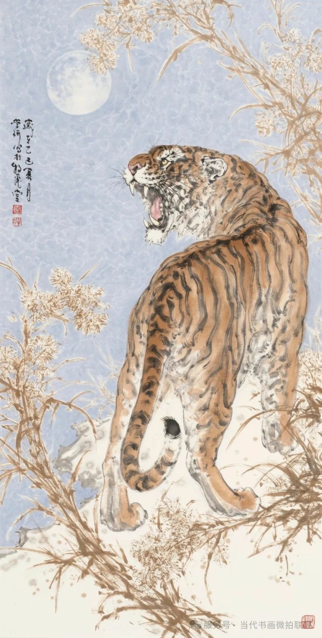 秦学研·写意虎 | 笔无妄下，时见匠心之妙