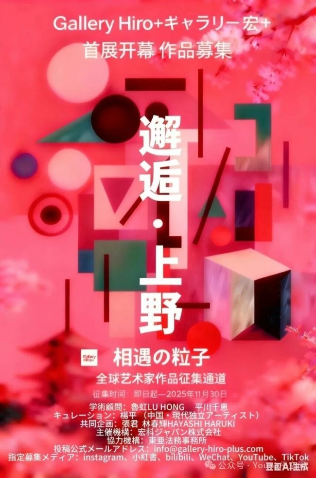 截止11月30日!“宏+”画廊首展“相遇の粒子”全球艺术家作品征集通道开启