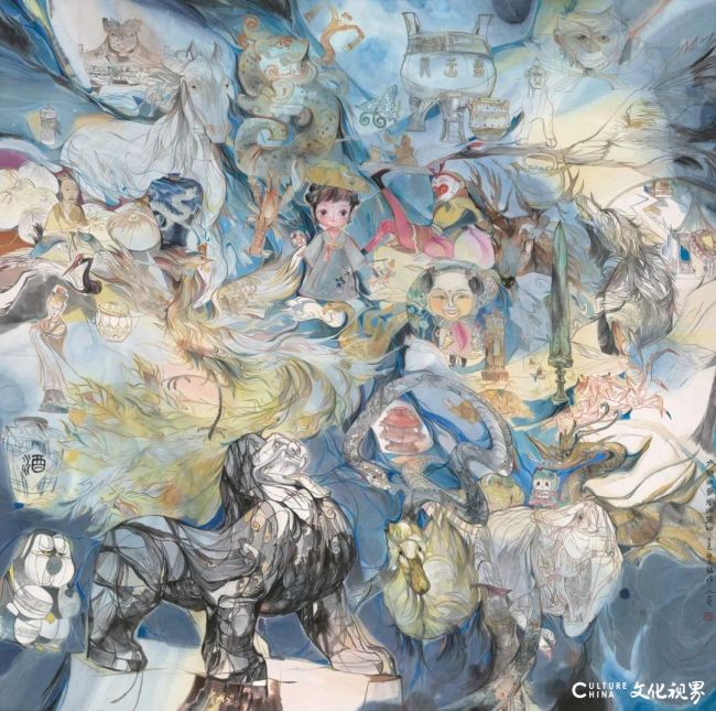 江苏省青年美术家协会第三次会员代表大会昨日在南京召开,赵怡文当选主席