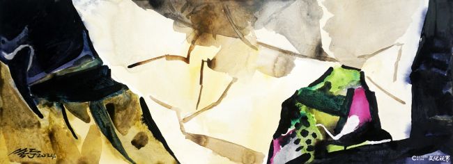 【DeepSeek谈艺】张宁·《黄河》系列丨把水彩的“流动”酿成情感的脉