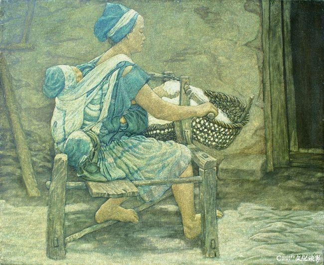 【DeepSeek谈艺】谢麟·油画丨让油画的质感与乡土的温度在画布上完成最动人的相拥