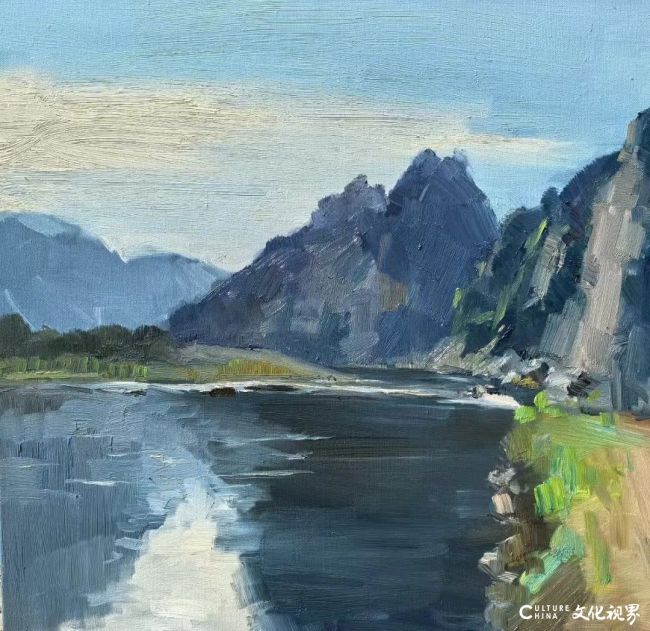 【DeepSeek谈艺】周武发·油画写生丨以笔为耳，倾听万物活着的声音