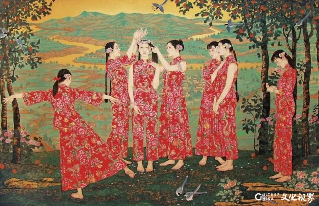 韩学中·人物画丨现实的烟火与传统的仁善,在笔墨里铺陈草木的香与人间的暖