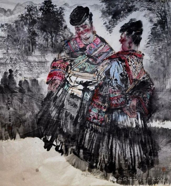 任惠中·水墨人物画 | 笔笔含情,造型极具辨识度与鲜活的感染力