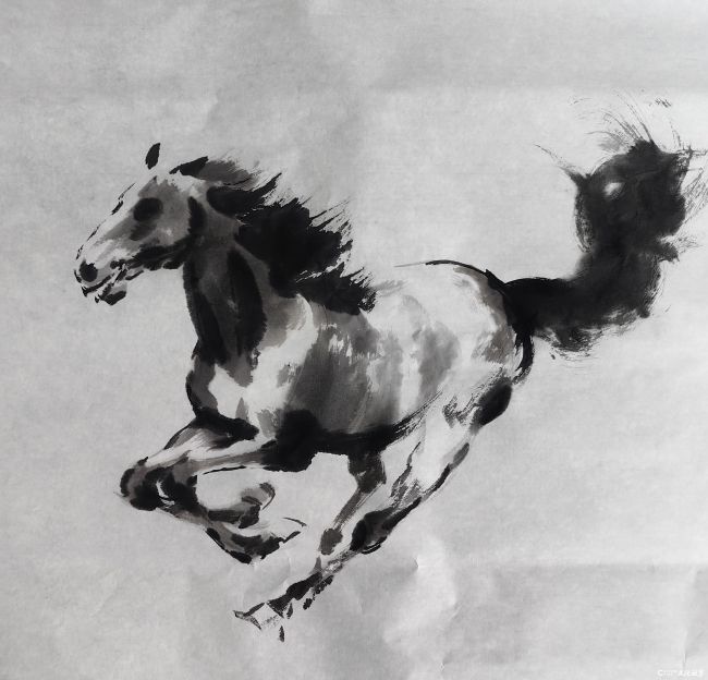 墨韵追风，骨力传神——徐青峰笔下的马