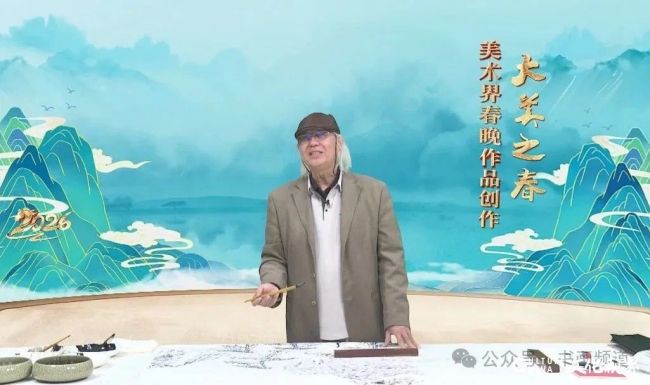 2026美术界春晚作品展播丨谢麟《春风又绿江南岸》:墨染江南,笔唤春风