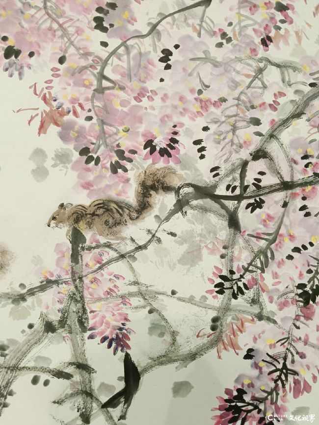 20260317105144304462.jpg 陈永锵先生《芳心不老》花鸟长卷局部11.jpg