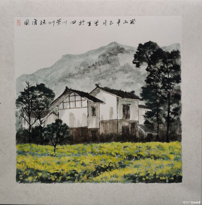 孙维国·川西写生 | 墨色在纸间晕染铺陈,营造出丰富的层次感与深邃的空间感