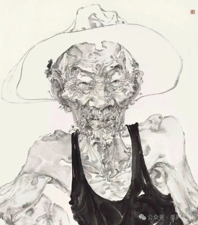 姜永安·水墨人物画 | 墨色的浓淡干湿与人物的生命状态相融相生,笔意流转间尽现人间情致