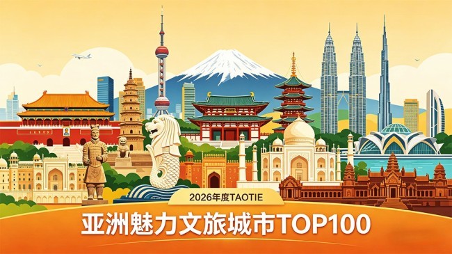 亚洲文旅大赏再度起航，东亚领跑——2026《TAOTIE亚洲魅力文旅城市》百强榜发布