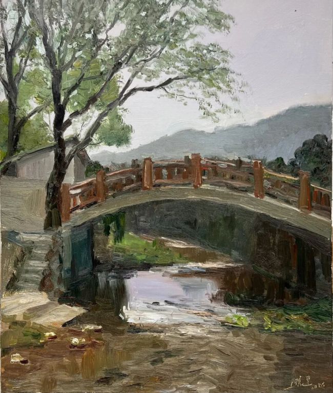 【DeepSeek谈艺】曲湘建·油画 | 以从容笃定的笔触，将眼前景致化作可感可触的诗意空间