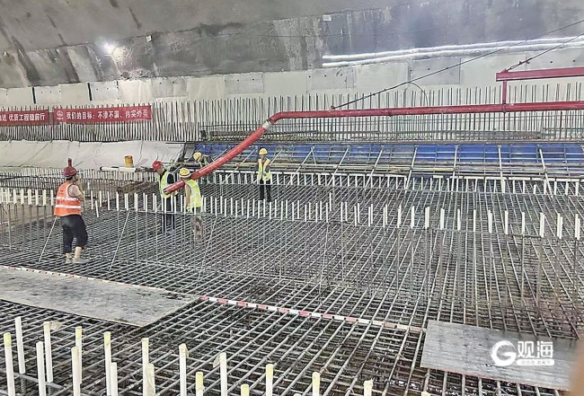 青岛地铁8条在建线路建设提速 三期线路中81座车站主体结构已封顶